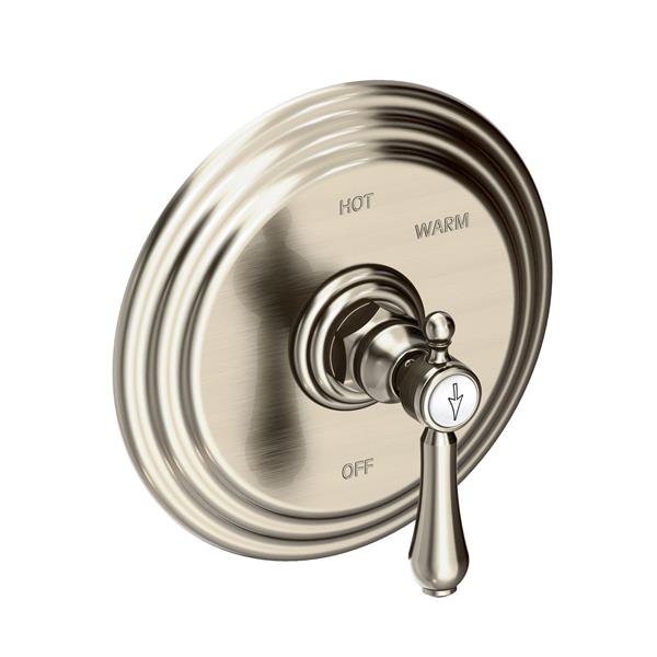 Newport Brass - Chesterfield Balanced Pressure Shower Trim Plate with Handle. Less showerhead, arm and flange.