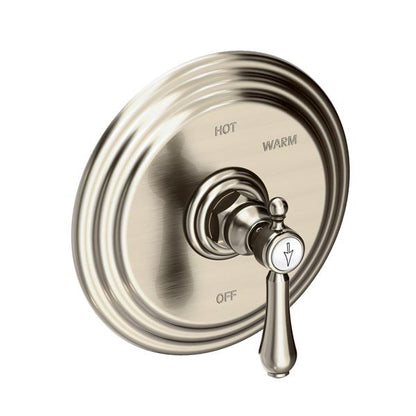 Newport Brass - Chesterfield Balanced Pressure Shower Trim Plate with Handle. Less showerhead, arm and flange.