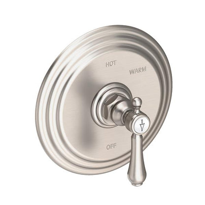 Newport Brass - Chesterfield Balanced Pressure Shower Trim Plate with Handle. Less showerhead, arm and flange.