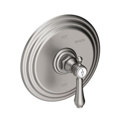 Newport Brass - Chesterfield Balanced Pressure Shower Trim Plate with Handle. Less showerhead, arm and flange.