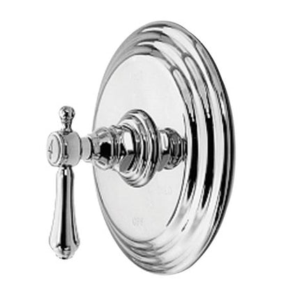 Newport Brass - Chesterfield Balanced Pressure Shower Trim Plate with Handle. Less showerhead, arm and flange.