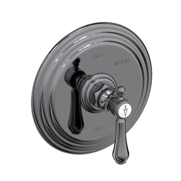 Newport Brass - Chesterfield Balanced Pressure Shower Trim Plate with Handle. Less showerhead, arm and flange.