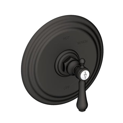Newport Brass - Chesterfield Balanced Pressure Shower Trim Plate with Handle. Less showerhead, arm and flange.