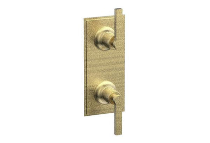 Phylrich - Hex Modern Lever Handle Pair Trim Set for Thermostatic Control with Volume Control or Diverter