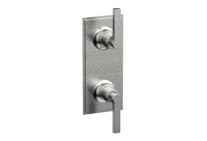 Phylrich - Hex Modern Lever Handle Pair Trim Set for Thermostatic Control with Volume Control or Diverter