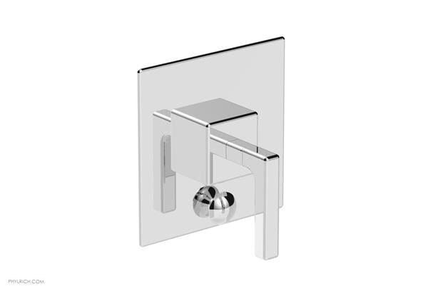 Phylrich - Mix Pressure Balance Shower Plate with Diverter and Handle Trim Set - Lever Handle