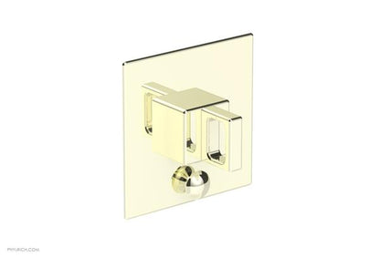Phylrich - Mix Pressure Balance Shower Plate with Diverter and Handle Trim Set - Ring Handle