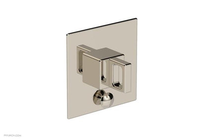 Phylrich - Mix Pressure Balance Shower Plate with Diverter and Handle Trim Set - Ring Handle