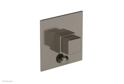Phylrich - Mix Pressure Balance Shower Plate with Diverter and Handle Trim Set - Cube Handle