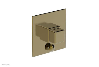 Phylrich - Mix Pressure Balance Shower Plate with Diverter and Handle Trim Set - Cube Handle