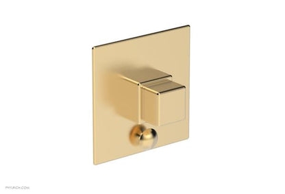 Phylrich - Mix Pressure Balance Shower Plate with Diverter and Handle Trim Set - Cube Handle