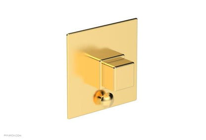 Phylrich - Mix Pressure Balance Shower Plate with Diverter and Handle Trim Set - Cube Handle