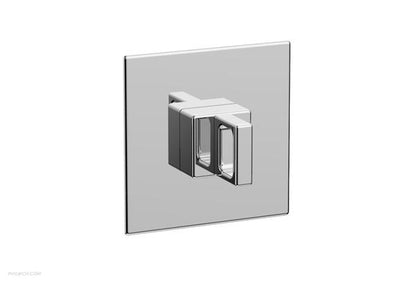 Phylrich - Mix Thermostatic Shower Plate and Handle Trim - Ring Handle