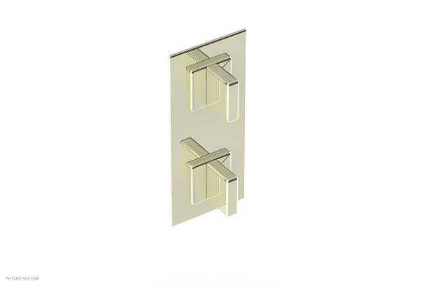 Phylrich - Mix 1/2 Inch Thermostatic Valve with Volume Control  or Diverter - Blade Handle