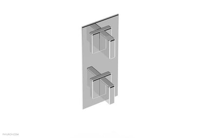Phylrich - Mix 1/2 Inch Thermostatic Valve with Volume Control  or Diverter - Blade Handle