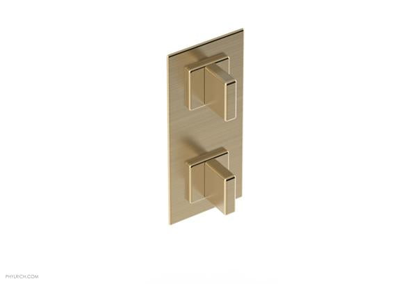 Phylrich - Mix 1/2 Inch Thermostatic Valve with Volume Control  or Diverter - Blade Handle