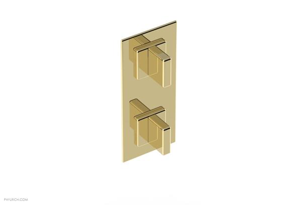 Phylrich - Mix 1/2 Inch Thermostatic Valve with Volume Control  or Diverter - Blade Handle