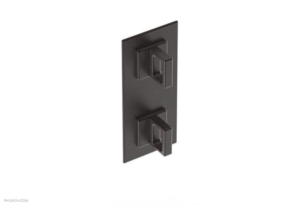 Phylrich - Mix 1/2 Inch Thermostatic Valve with Volume Control  or Diverter - Ring Handle