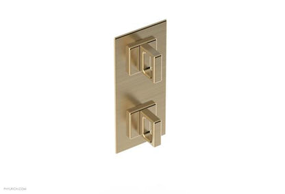 Phylrich - Mix 1/2 Inch Thermostatic Valve with Volume Control  or Diverter - Ring Handle