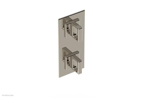 Phylrich - Mix 1/2 Inch Thermostatic Valve with Volume Control  or Diverter - Ring Handle