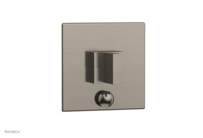 Phylrich - Stria Pressure Balance Shower Plate with Diverter and Handle Trim Set - Blade Handle