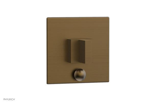 Phylrich - Stria Pressure Balance Shower Plate with Diverter and Handle Trim Set - Blade Handle