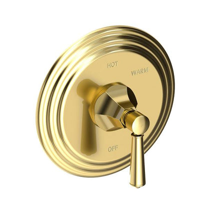 Newport Brass - Metropole Balanced Pressure Shower Trim Plate with Handle. Less showerhead, arm and flange.