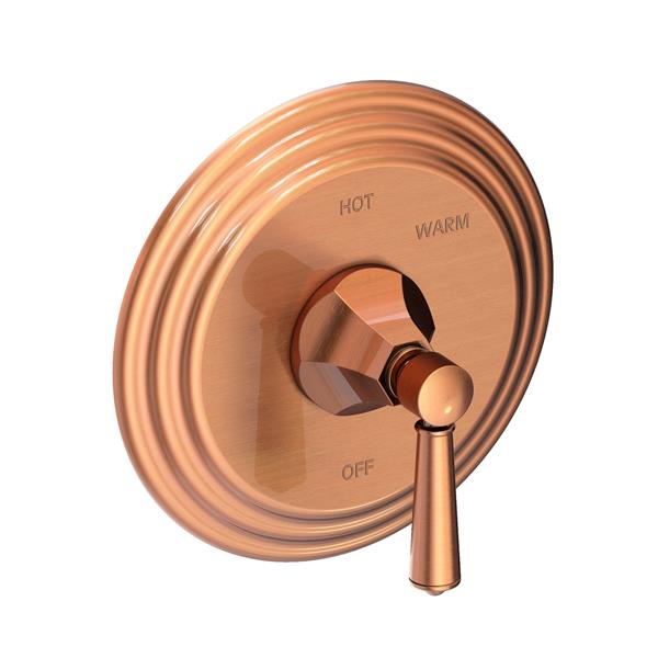 Newport Brass - Metropole Balanced Pressure Shower Trim Plate with Handle. Less showerhead, arm and flange.