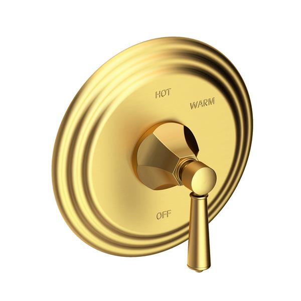 Newport Brass - Metropole Balanced Pressure Shower Trim Plate with Handle. Less showerhead, arm and flange.