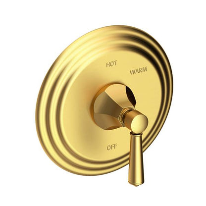 Newport Brass - Metropole Balanced Pressure Shower Trim Plate with Handle. Less showerhead, arm and flange.