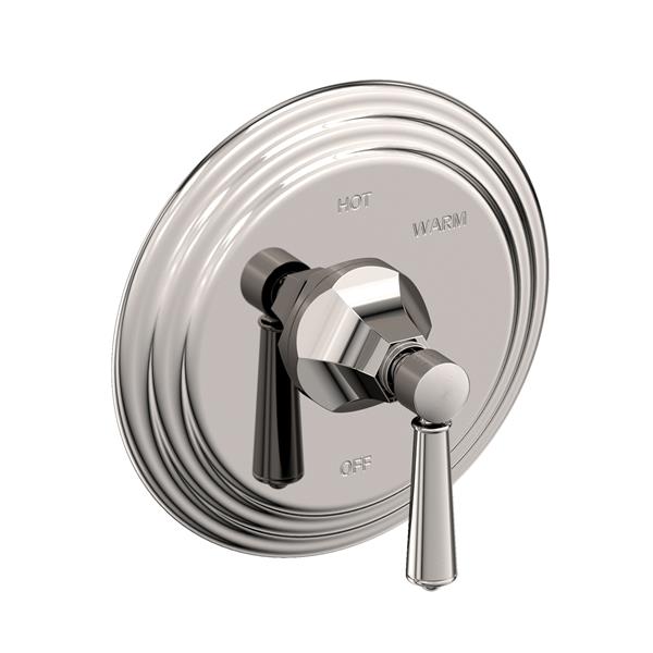 Newport Brass - Metropole Balanced Pressure Shower Trim Plate with Handle. Less showerhead, arm and flange.