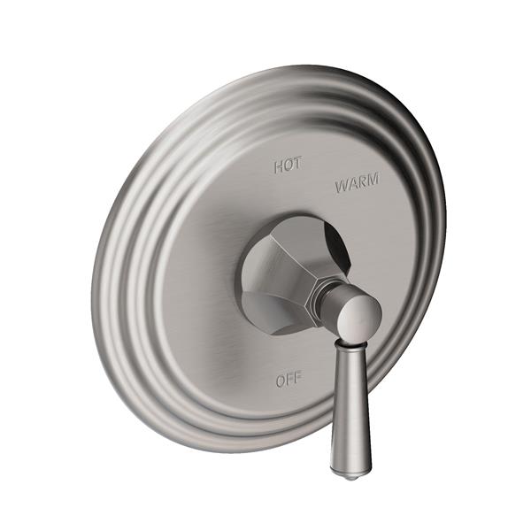 Newport Brass - Metropole Balanced Pressure Shower Trim Plate with Handle. Less showerhead, arm and flange.