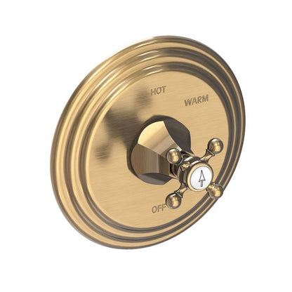 Newport Brass - Metropole Balanced Pressure Shower Trim Plate with Handle. Less showerhead, arm and flange.