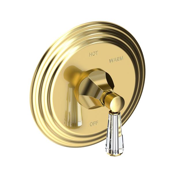 Newport Brass - Metropole Balanced Pressure Shower Trim Plate with Handle. Less showerhead, arm and flange.