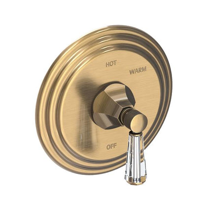 Newport Brass - Metropole Balanced Pressure Shower Trim Plate with Handle. Less showerhead, arm and flange.