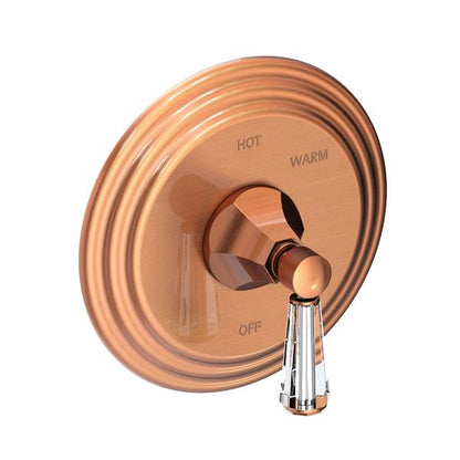 Newport Brass - Metropole Balanced Pressure Shower Trim Plate with Handle. Less showerhead, arm and flange.
