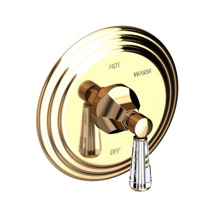 Newport Brass - Metropole Balanced Pressure Shower Trim Plate with Handle. Less showerhead, arm and flange.