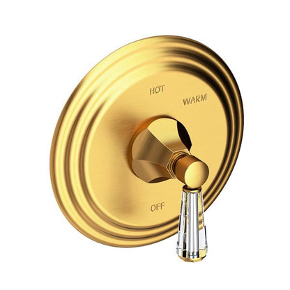 Newport Brass - Metropole Balanced Pressure Shower Trim Plate with Handle. Less showerhead, arm and flange.