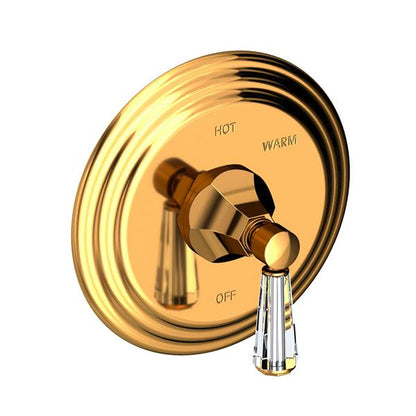 Newport Brass - Metropole Balanced Pressure Shower Trim Plate with Handle. Less showerhead, arm and flange.