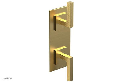 Phylrich - Stria 1/2 Inch Thermostatic Valve with Volume Control  or Diverter - Lever Handle