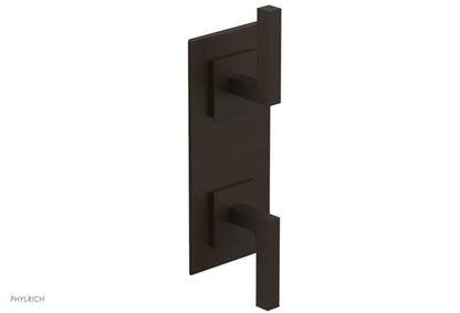 Phylrich - Stria 1/2 Inch Thermostatic Valve with Volume Control  or Diverter - Lever Handle