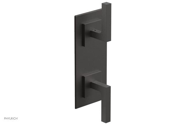 Phylrich - Stria 1/2 Inch Thermostatic Valve with Volume Control  or Diverter - Lever Handle