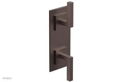 Phylrich - Stria 1/2 Inch Thermostatic Valve with Volume Control  or Diverter - Lever Handle