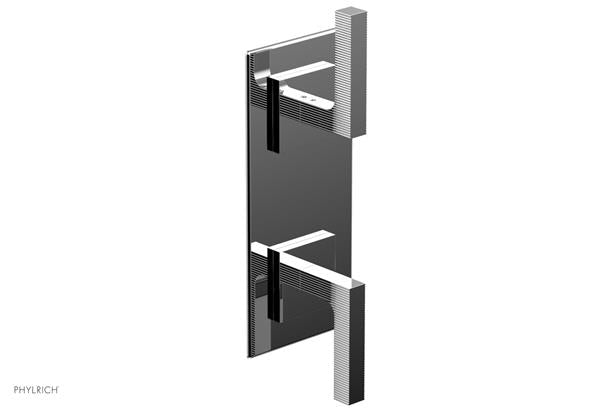 Phylrich - Stria 1/2 Inch Thermostatic Valve with Volume Control  or Diverter - Lever Handle
