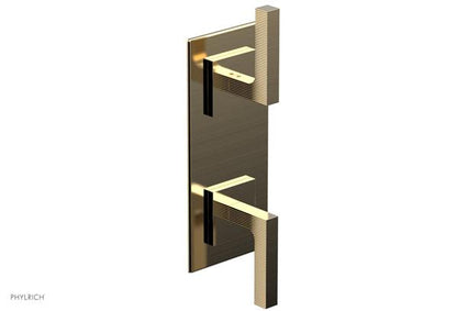 Phylrich - Stria 1/2 Inch Thermostatic Valve with Volume Control  or Diverter - Lever Handle
