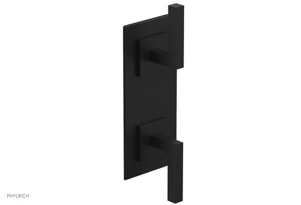 Phylrich - Stria 1/2 Inch Thermostatic Valve with Volume Control  or Diverter - Lever Handle