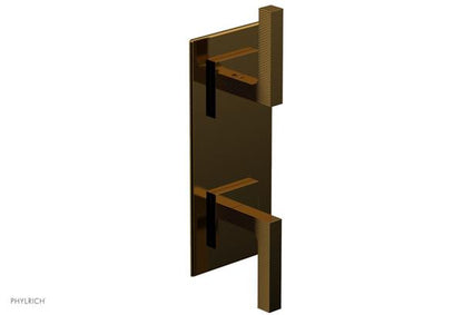 Phylrich - Stria 1/2 Inch Thermostatic Valve with Volume Control  or Diverter - Lever Handle