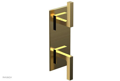 Phylrich - Stria 1/2 Inch Thermostatic Valve with Volume Control  or Diverter - Lever Handle