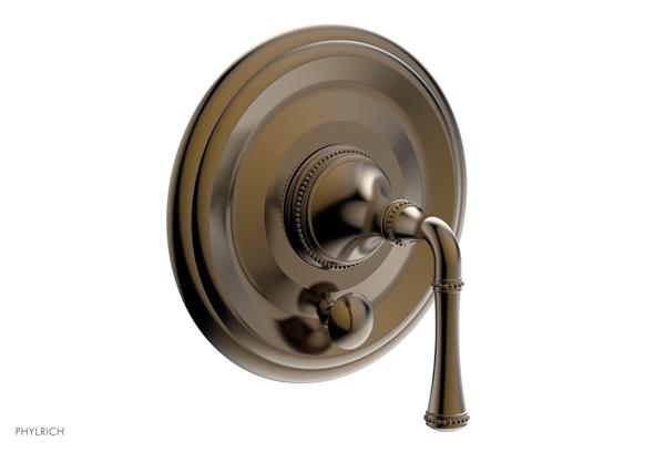 Phylrich - Beaded Pressure Balance Shower Plate with Diverter and Handle Trim Set - Lever Handle