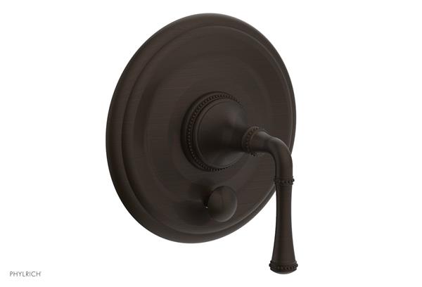 Phylrich - Beaded Pressure Balance Shower Plate with Diverter and Handle Trim Set - Lever Handle